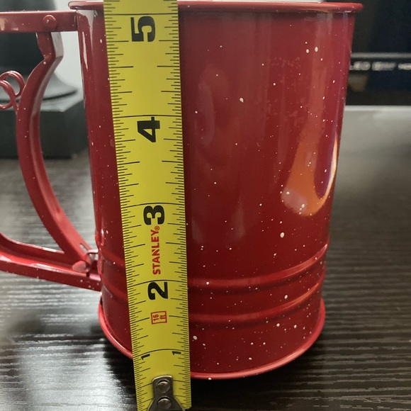 Kitchen Flour Sifter 3 Cup Spring Form Stainless Steel Flout Sifter